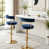 Bleu foncé + or