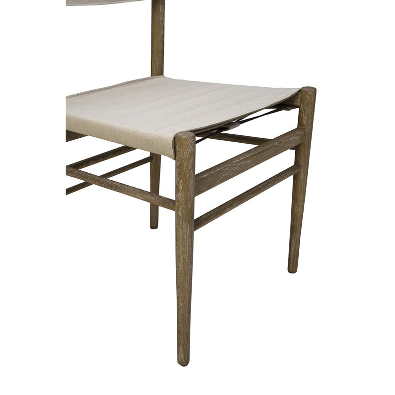 Solid Wood Dining Chair, White
