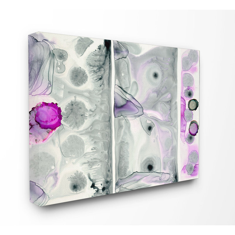 « mauve et microscope gris », reproduction, 10 po x 15 po x 0,5 po