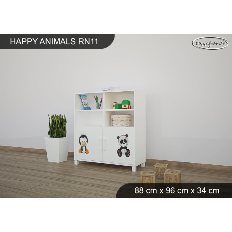 88cm W Kids Cube, White
