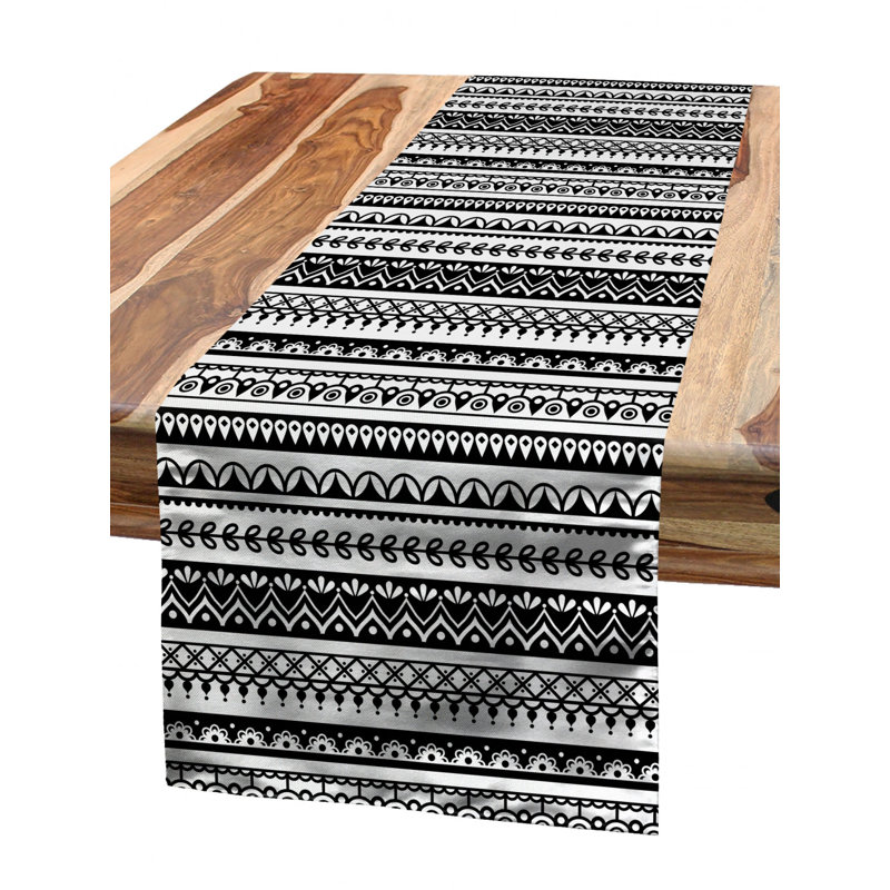 Ethnic Table Runner, 90" L x 16" W