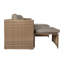 Ensemble de canapé modulaire d'intérieur et d'extérieur avec table et repose-pieds-372554844