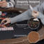 8-Player Foldable Rounded Poker/Casino Game Table with Cushioned Rail