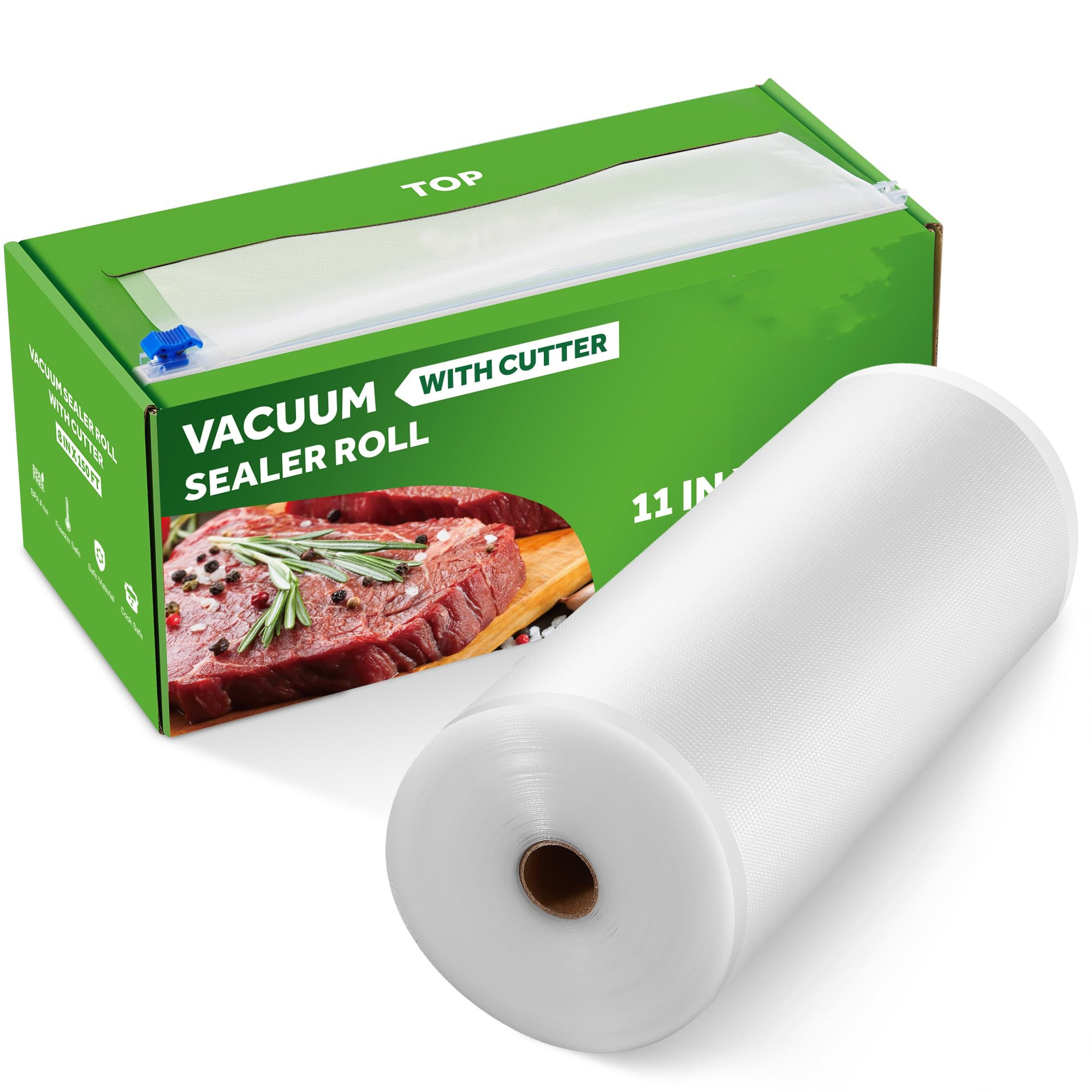 QUARKZMAN Sous Vide Sacs 10pcs, Réutilisable Aspirateur