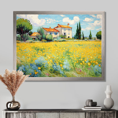 Vangogh la maison jaune à Arles I - décoration murale Vangogh par Vincent Van Gogh, peinture