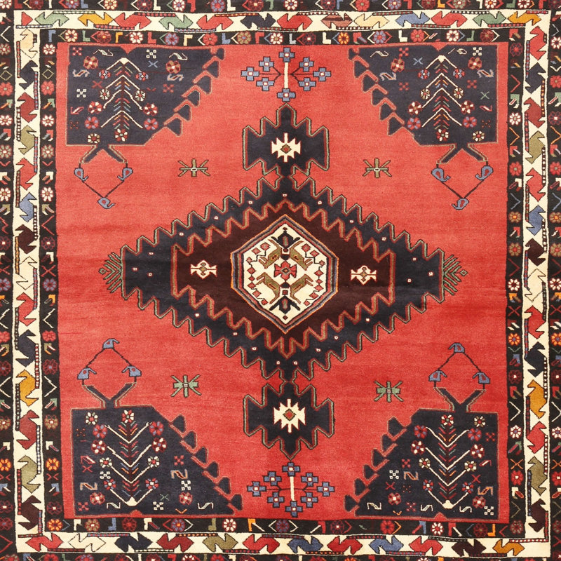 Performance Southwestern Indoor Rug, Square 4'
