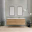 Meuble-lavabo double flottant 72 po Alcester Ivy Bronx-950860558