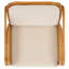 Brauner Rattan Pole Accent Chair