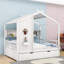 Lit plateforme en bois avec couchette et tablettes Abem-1123392986-1123392933