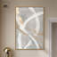 «Silvered Spirals Canvas Elegant Gold Abstract» par Art Remedy-105591839-105591840
