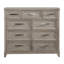 Commode de bureau 9 tiroirs Belmar