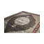 Hand-Knotted High-Quality Black and Red Area Rug