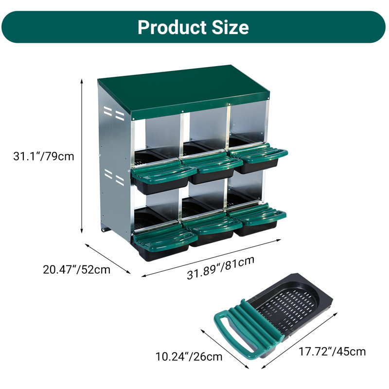 Egg Boxes & Baskets, Green