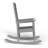 Outdoor Patio HDPE Rocking Adirondack Chair-930783623