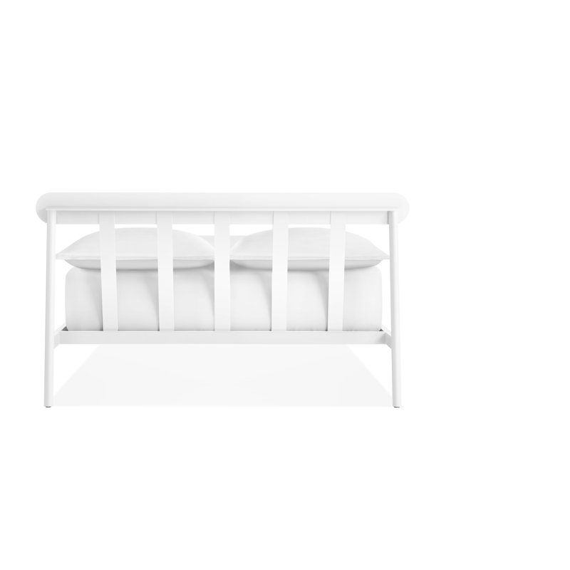 Goodie Metal Open-Frame Bed, Full/Double, White