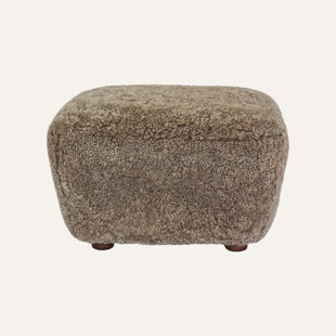 Theo Series Theo Shearling Footstool