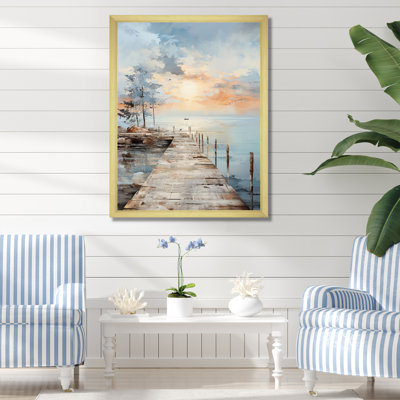 Pier and Dock Seaside III - Print