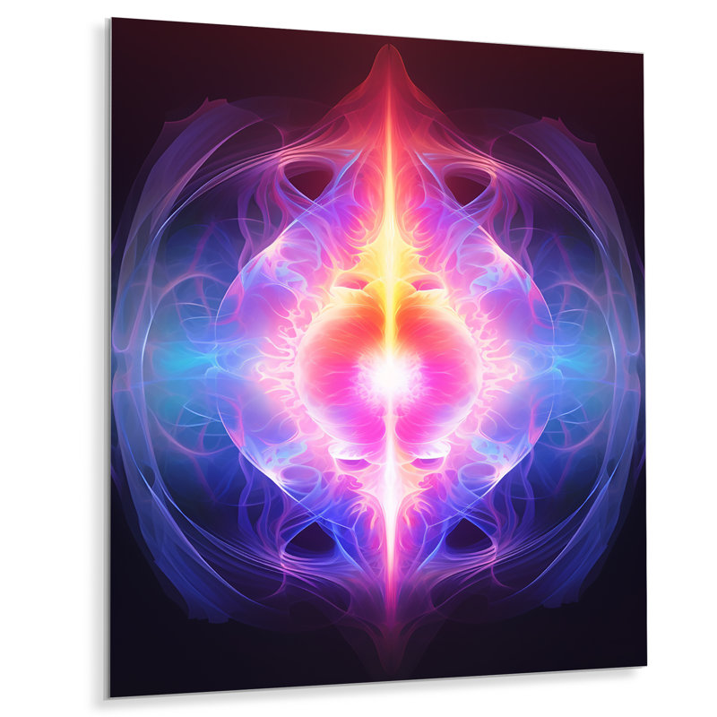 Mandala Vibrant Awakening - reproduction d'art abstraite, Pas de métal encadré, H 20 po x l 12 po x P 1 po