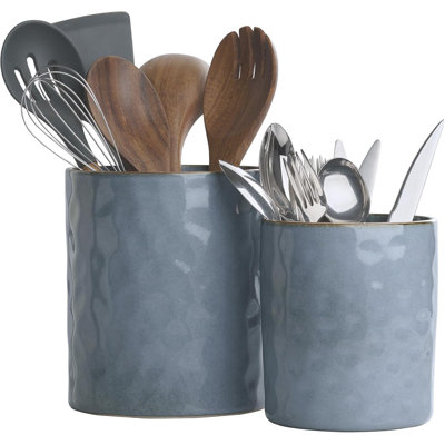 Porte-ustensiles de cuisine pour comptoir 7,2 "+ 5,8" Ocean