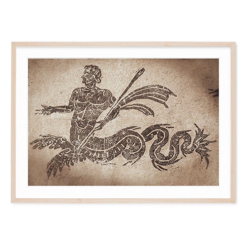 Triton Mosaic, 29" H x 40" W, White