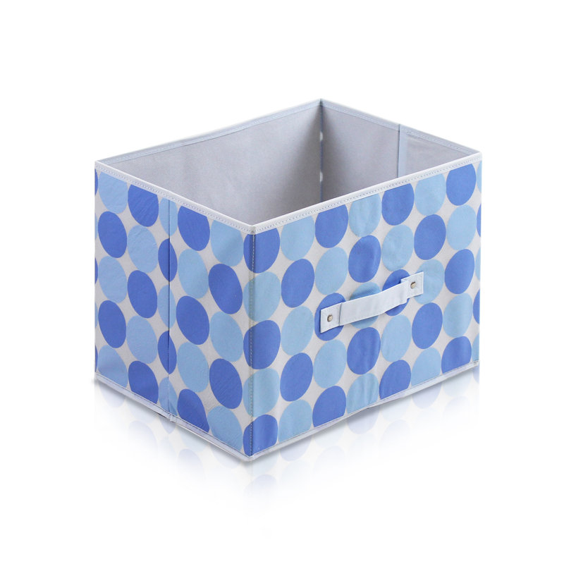 Rebrilliant Fabric Decorative Bin, Blue