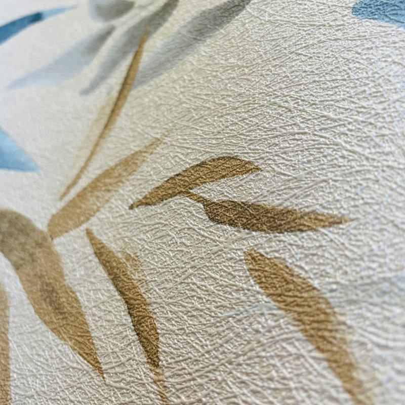 Papier peint peint auvent bleu, Bleu