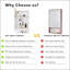 LED Bathroom Medicine Cabinet with Warm Light, Anti-Fogging, and Easy Installation, Aluminum-Plastic Construction for Modern Bathrooms