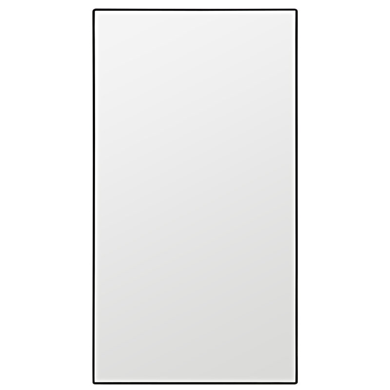 Metal Flat Wall Mirror, 48" x 26"