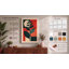 Midnight Plant Art Deco - Wrapped Canvas-1421097339-1421097337