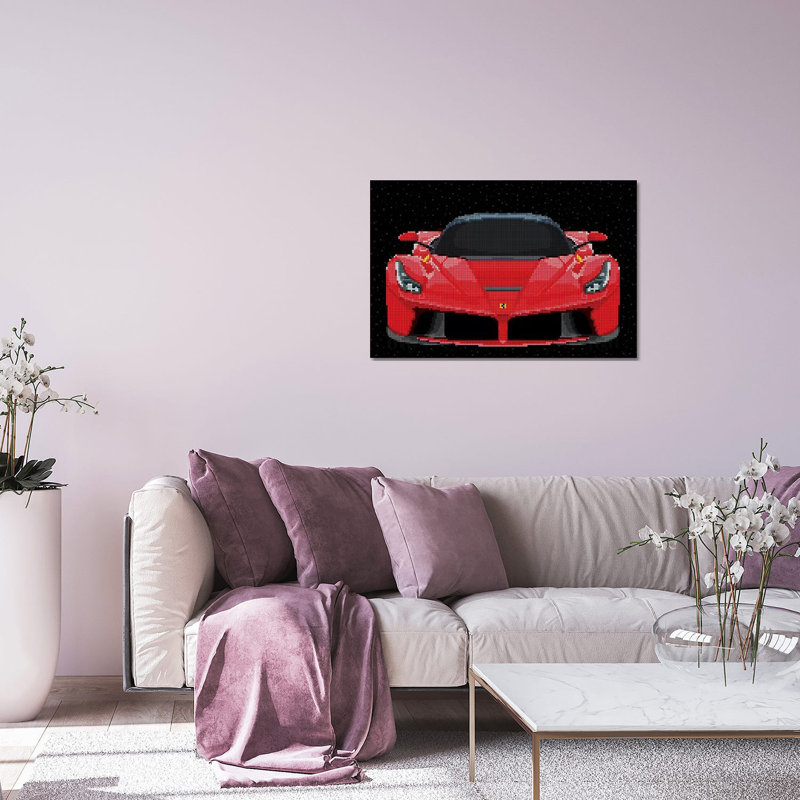 «La Ferrari» par Cristian Mielu - impression sans cadre, H 16 po x l 24 po x P 0,25 po