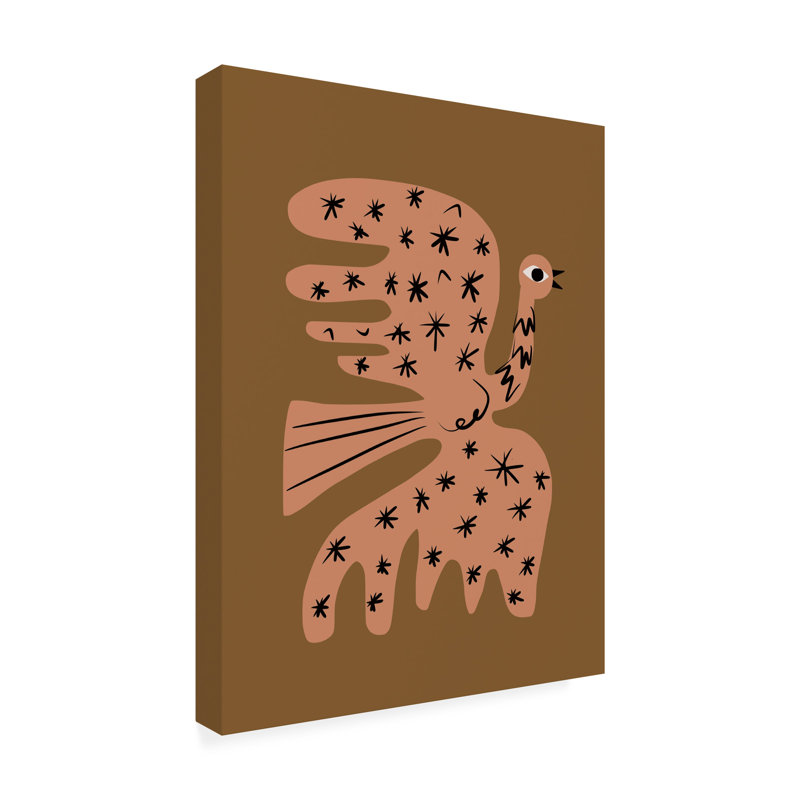 Art sur toile, bolologien brun, H 35 po x l 47 po