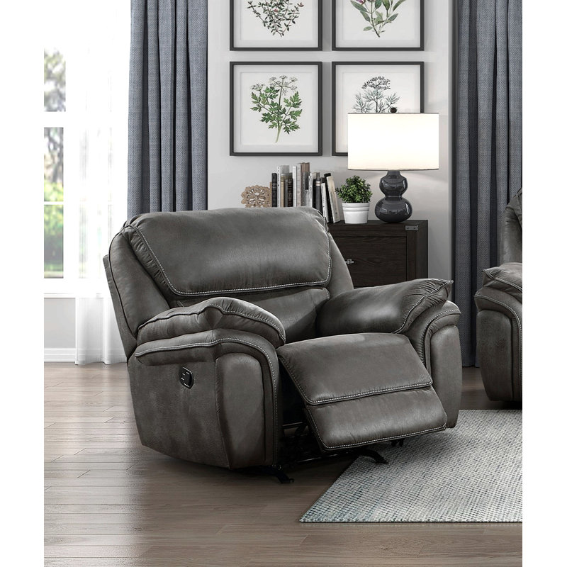 Ensemble de canapé de salon moelleux 3pc, Gris