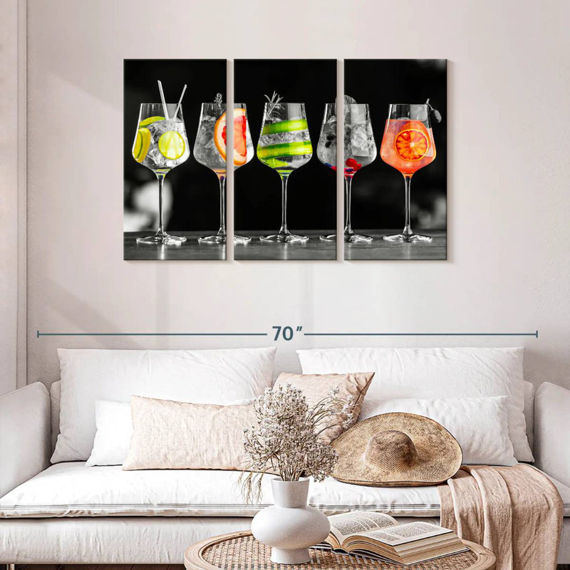  «Cocktails, H 28 po x l 45 po