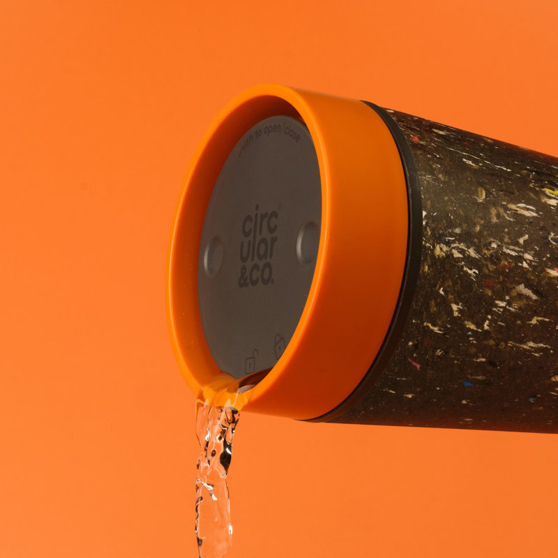 Circular&Co Circular&Co Coffee Cup Made From Recycled Trainers Recycled Trainers & Recycled Polypropylene Travel Mug, 12oz