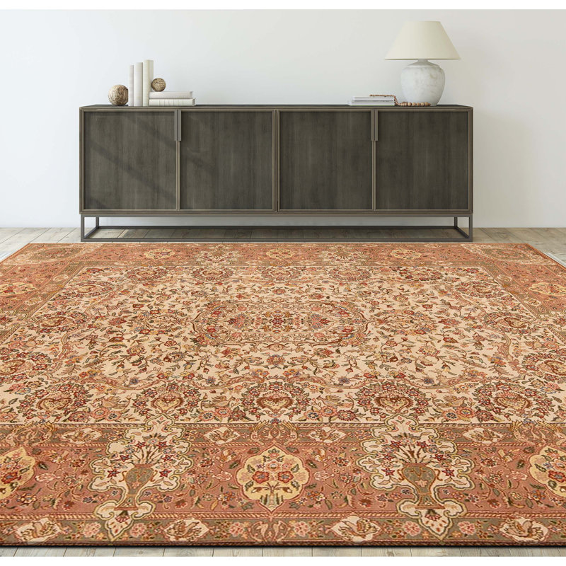 Handmade Wool Oriental Area Rug