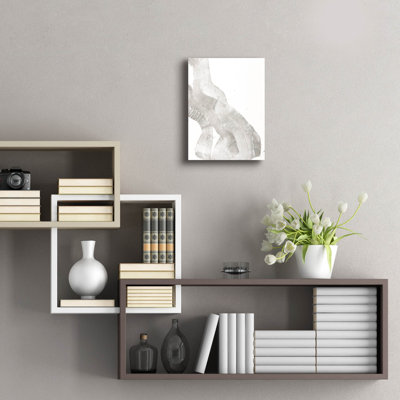 «White Sculpture 2» par Design Fabrikken, art mural acrylique, 12 po x 16 po