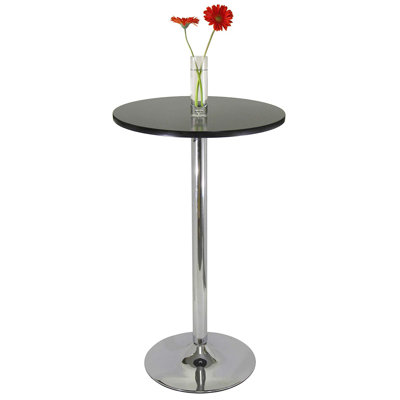 Piqua Round Metal Base Dining Table