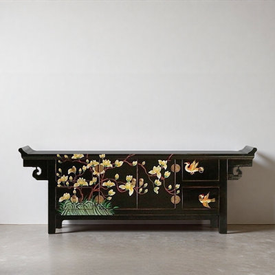 Retro Creative Painted TV Stand