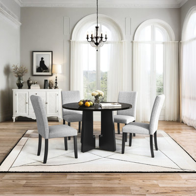 5-Piece Round Dining Table set