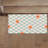 Non-Woven Thin Type Printed Rug with Elegant Floral Pattern Perfect for Enhancing Your Living Room or Bedroom Decor