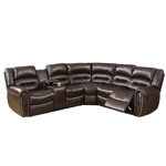 Rihannon Upholstered Reclining Sectional Symmetrical