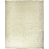 New Indian Dew Drop High Low Wool On Cotton 12Ftx15ft3in Ivory