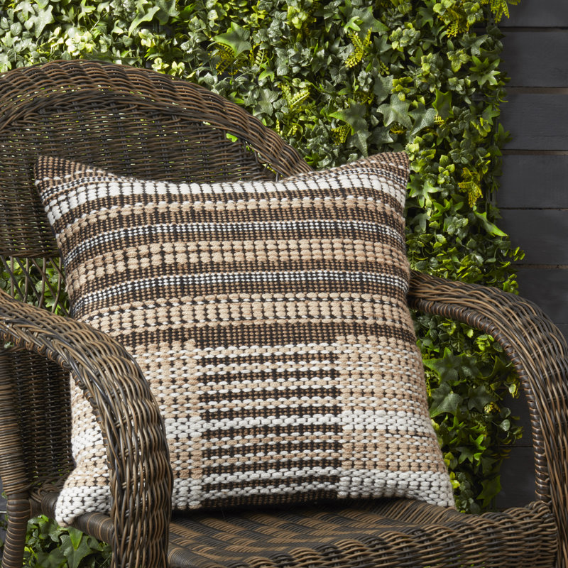 Housse de coussin en polyester pour l'extérieur