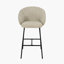 Kelsby Upholstered Counter Stool with Metal Frame
