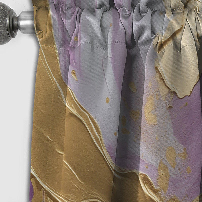Chafin - Abstract Painting Blackout Abstract Curtain - 1 Panel, 52" W x 63" L
