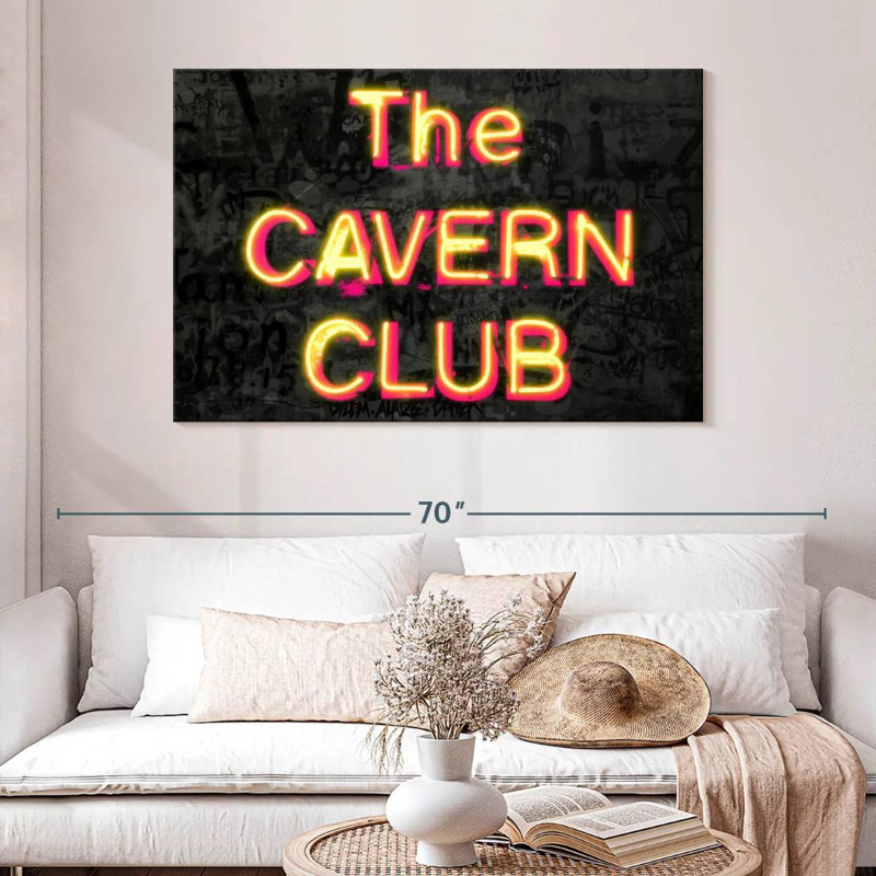 Plaque murale The Cavern Club, H 32 po x l 48 po