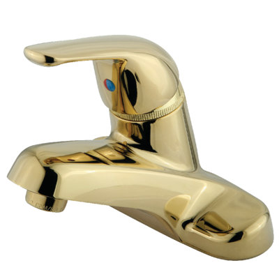 Kingston Brass Chatham Single-Handle 3-Hole Deck Mount 4" Centerset Bathroom Faucet