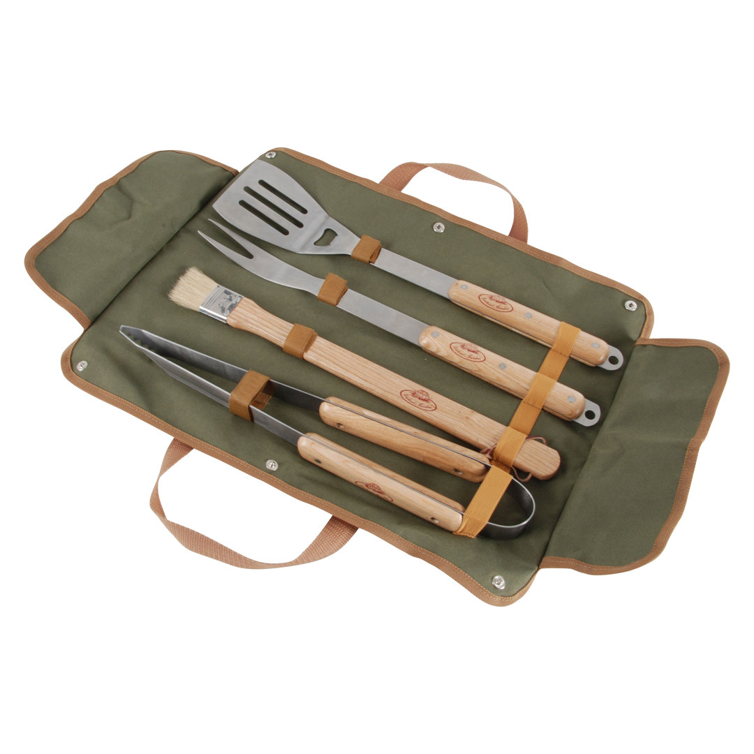 Garden Tools Stainless Steel Grilling Tool Set EsschertDesign
