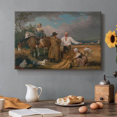 Reapers-George Stubbs-Gallery Wrapped Canvas-1785