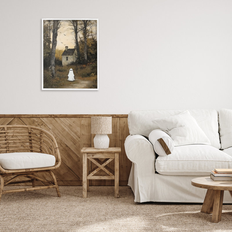 «Little Ghost in Cottage Forest», estampe numérique, conception par Arlington Prints, H 20 po x l 16 po